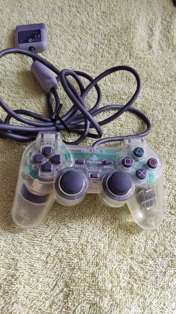 Oryginalny pad do PlayStation 2 - Clear