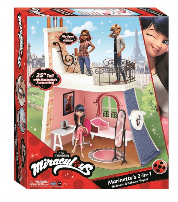 MIRACULOUS POKÓJ MARINETTE + MEBLE i akcesoria