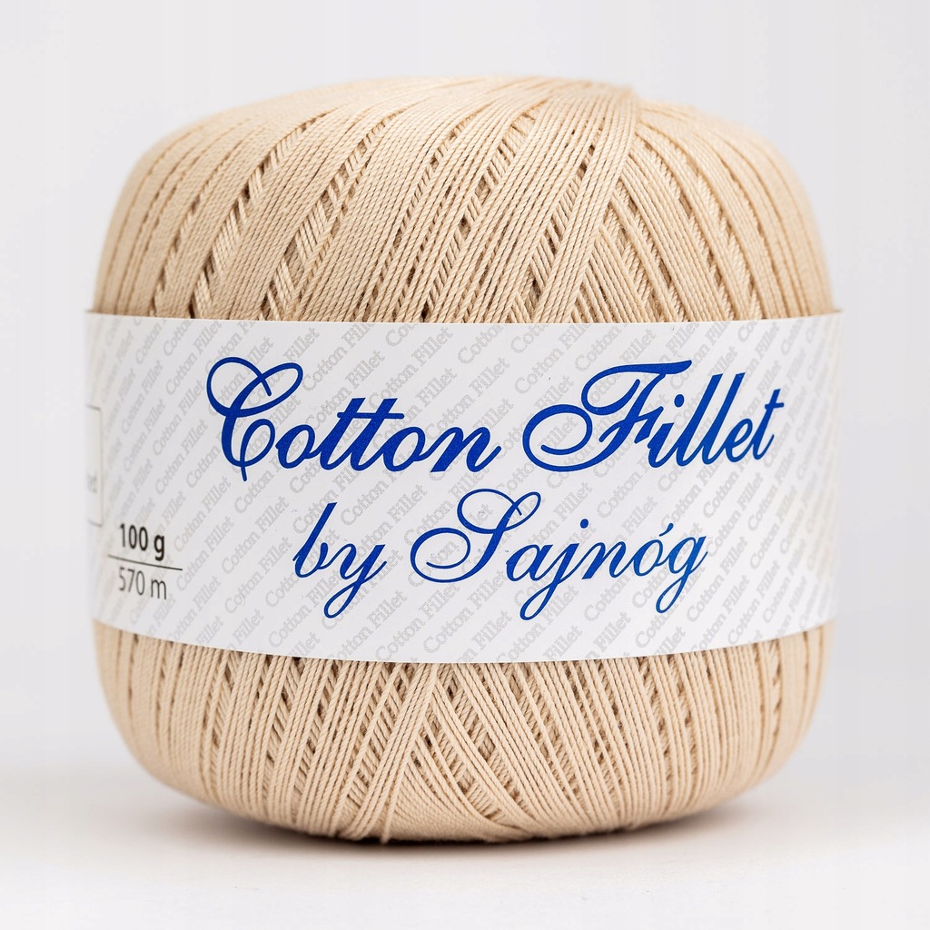 Kordonek Cotton Fillet by Sajnóg 0003 beż