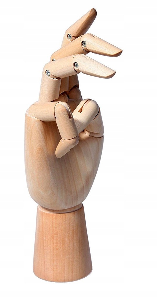 Купить Leniar Деревянная ручная модель, 20 см, левая: отзывы, фото, характеристики в интерне-магазине Aredi.ru