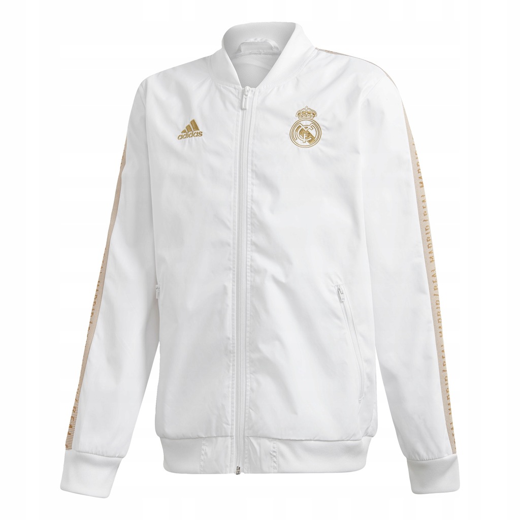 Kurtka dziecięca Adidas Real Madrid Bialy 128