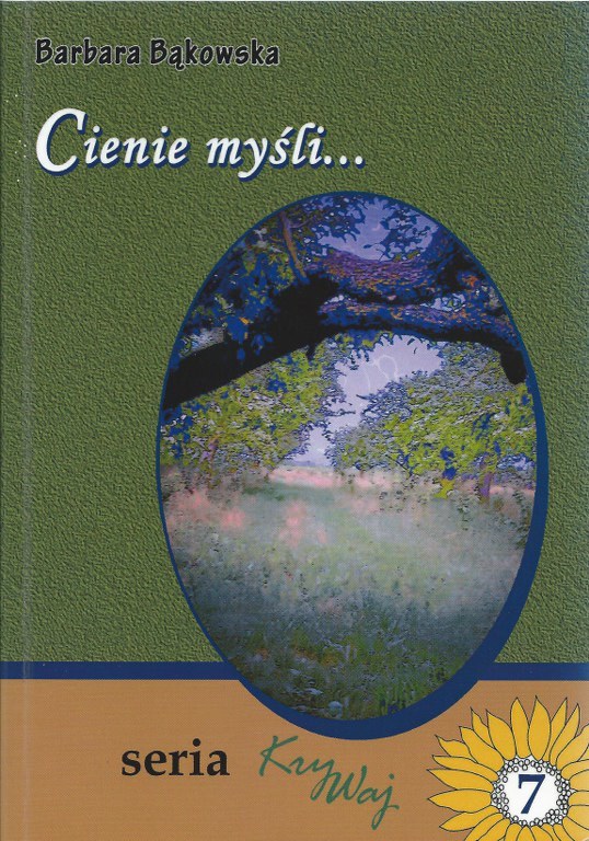 Tomik poezji "Cienie myśli" Barbary Bąkowskiej