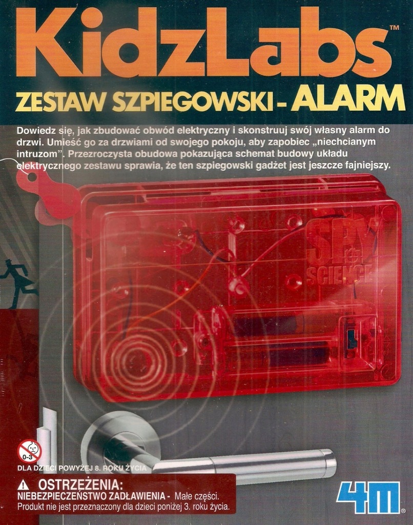 4M ZESTAW SZPIEGOWSKI ALARM 8+