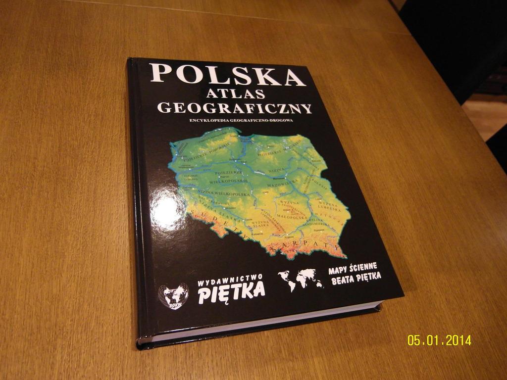 Pięknie wydany Atlas Geograficzny Polski - Piętka