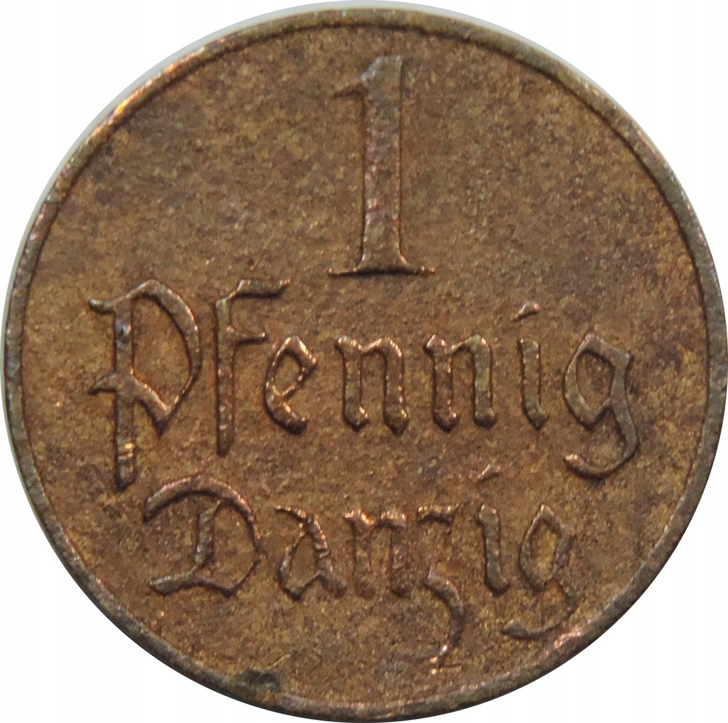 MONETA OBIEGOWA - WOLNE MIASTO GDAŃSK - 1 FENIG -OY362