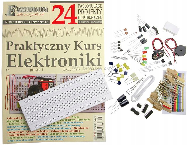 Praktyczny Kurs Elektroniki + EDW A09 PAKIET PKE N