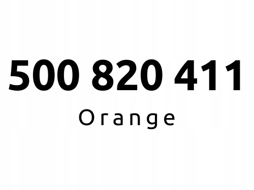 500-820-411 | Starter Orange (82 04 11) #H