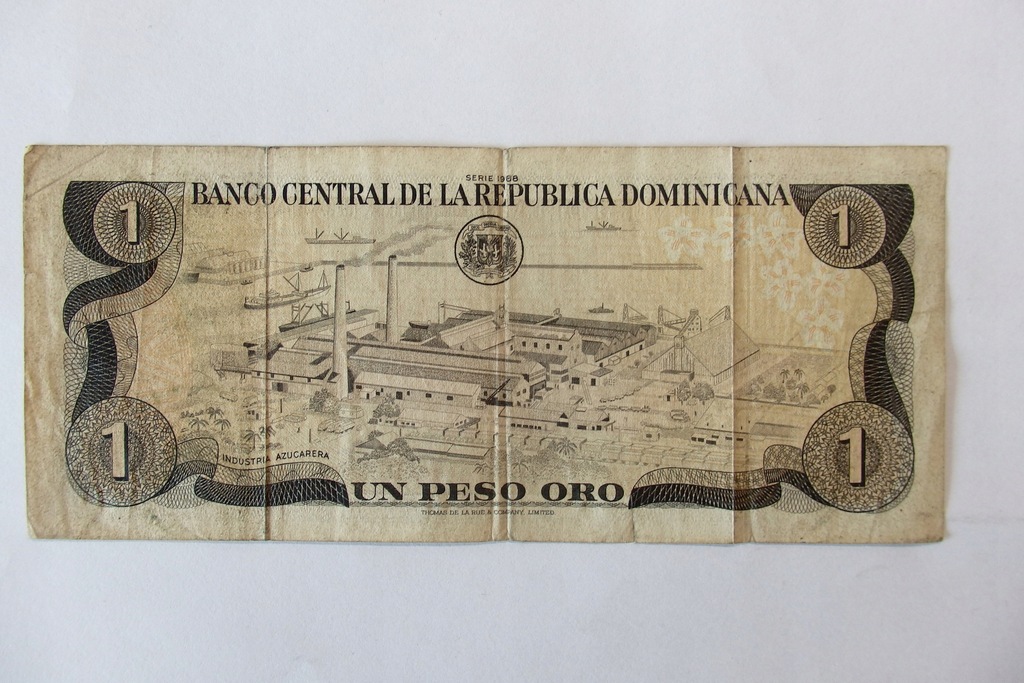 Banknot Dominikana 1 peso BCM(Y1403)