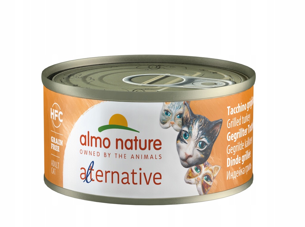 ALMO NATURE ALTERNATIVE grillowany indyk 70g