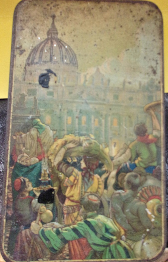 Stara piękna puszka z ok 1920 - Włochy /Rzym