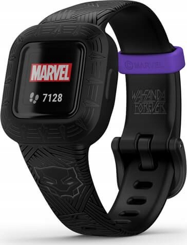 Garmin vivofit jr. 3 Marvel - Black Panther - - regulowana opaska