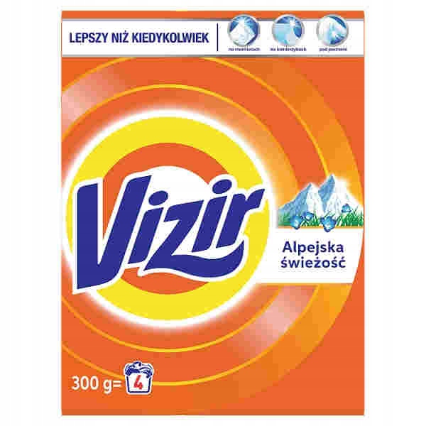 Vizir Alpine Fresh Proszek do prania 300 g, 4 pran