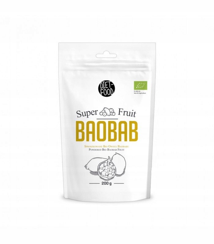 BIO BAOBAB W PROSZKU 100% 200G DIET-FOOD