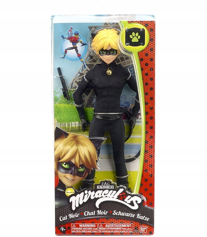Miraculum Biedronka I Czarny Kot Adrien Odkrywa Kim Jest Biedronka Biedronka i Czarny Kot Lalka Adrien Miraculum - 8728549094 - oficjalne