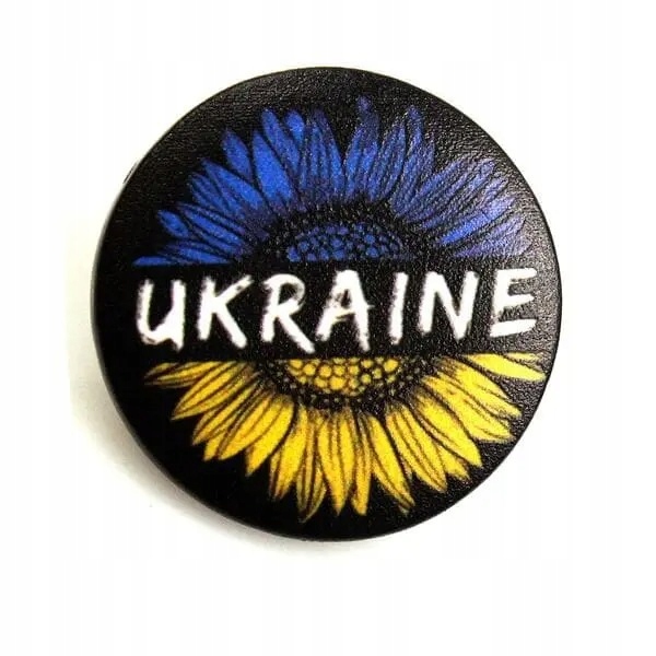 Przypinka Słonecznik Pin Ukraina 2,3cm