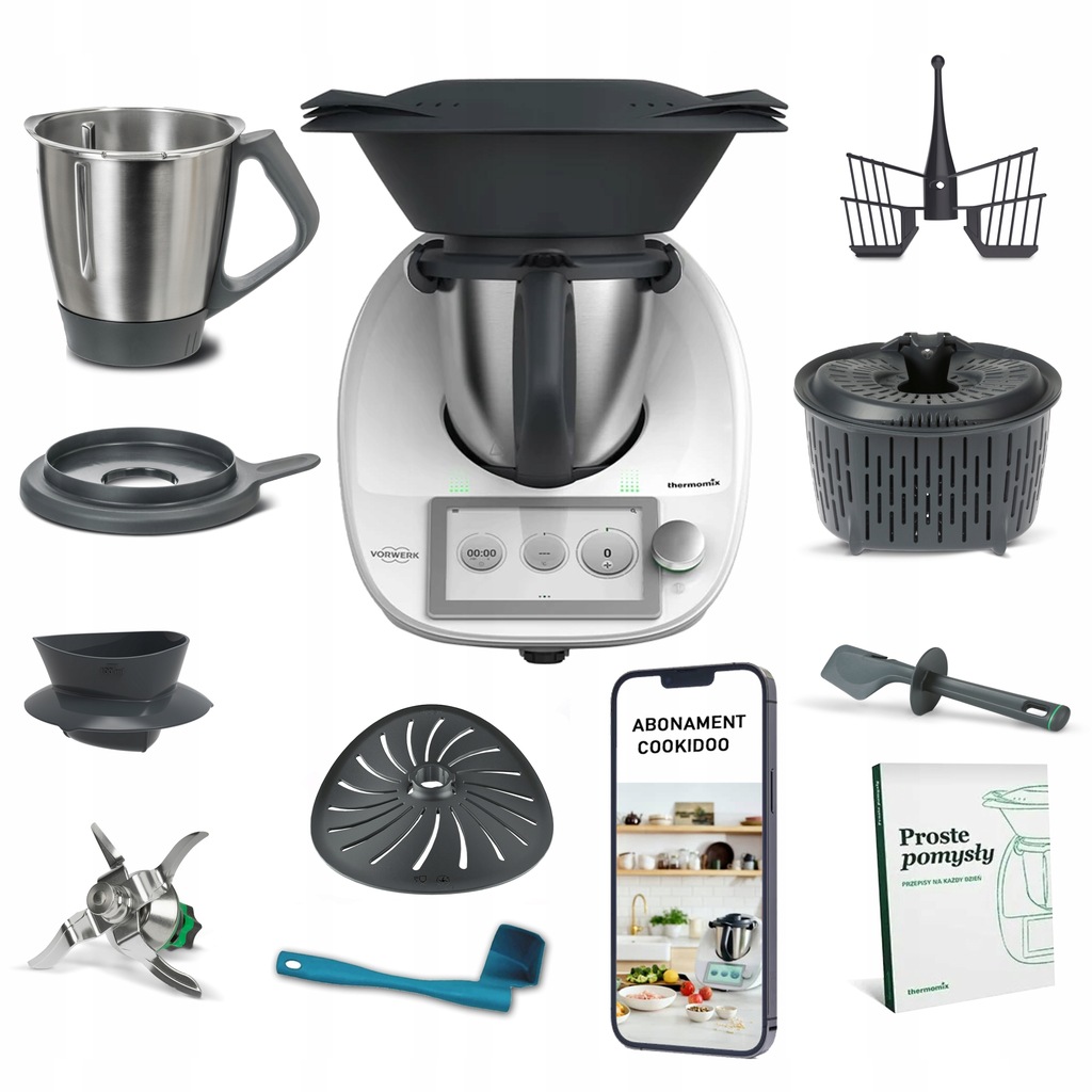 Thermomix TM6 + Cookidoo 13msc + Prezenty