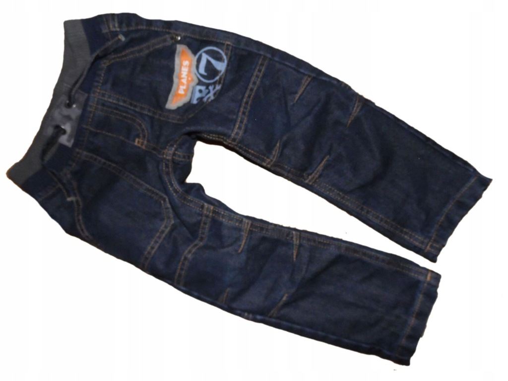 spodnoe jeans ocieplane 98 stan bdb