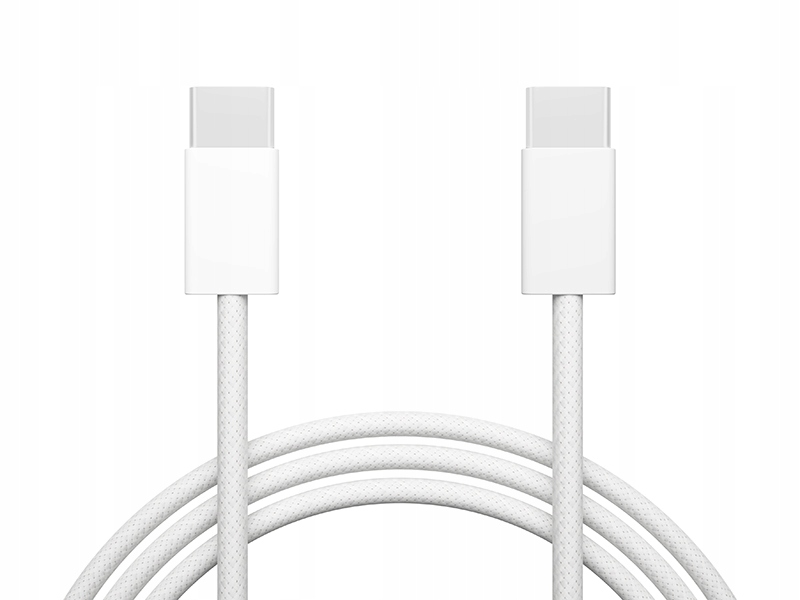 Przyłącze USB-C - USB-C 1,0m białe