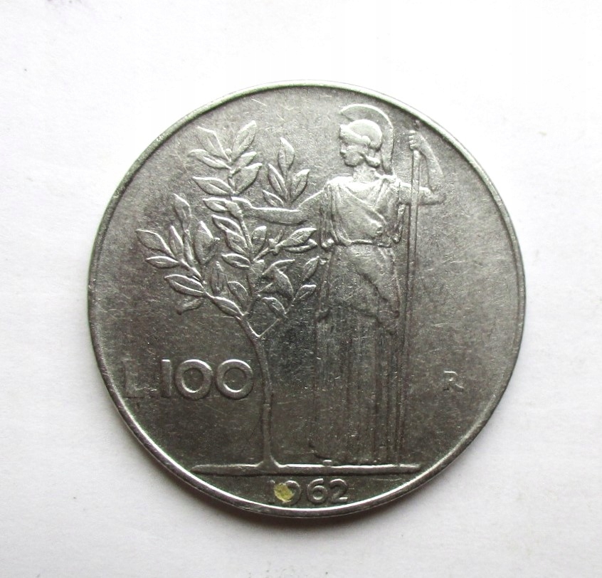 100 Lirów 1962 r. Italia