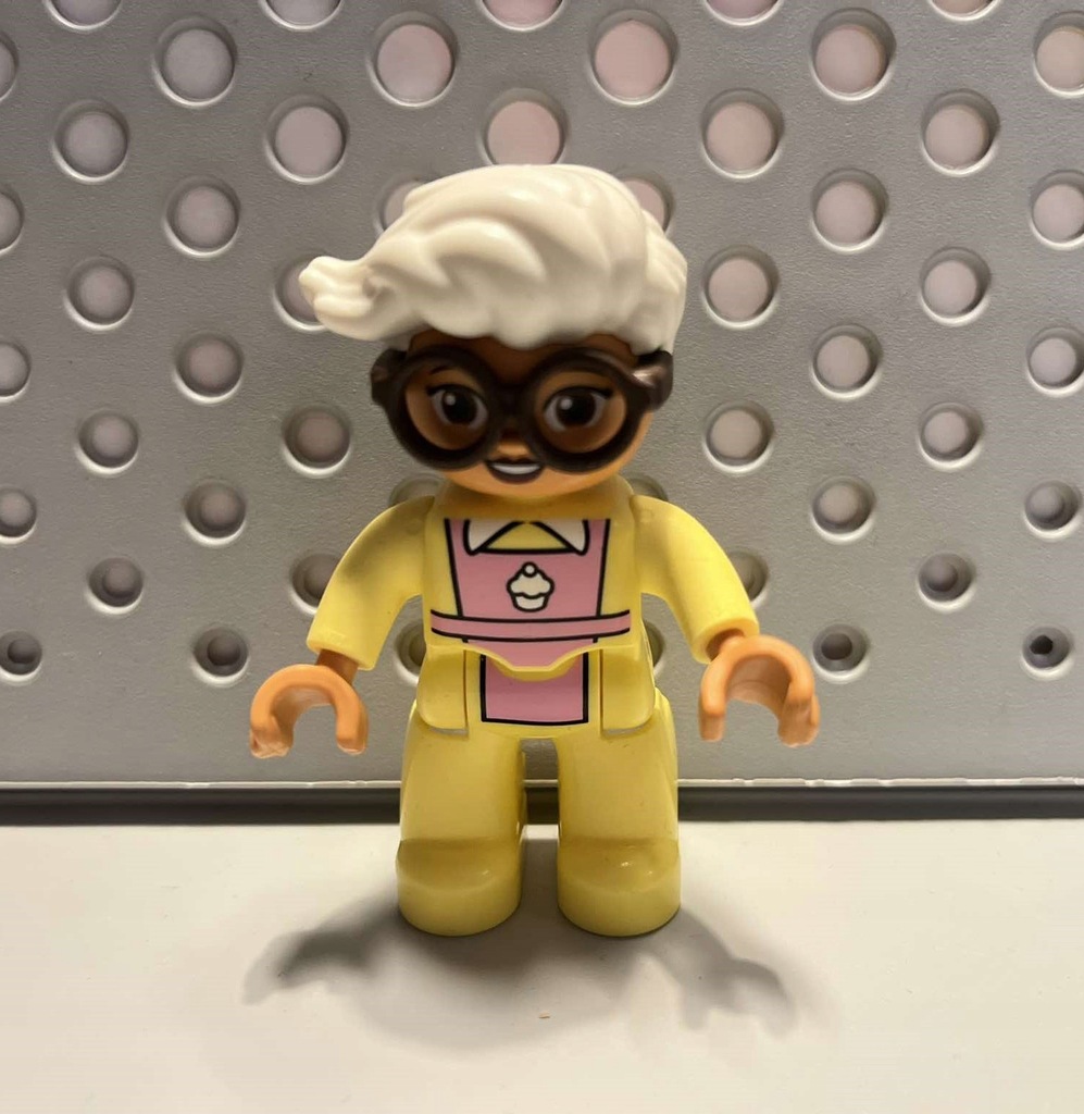 DS Lego Duplo figurka babcia w okularach