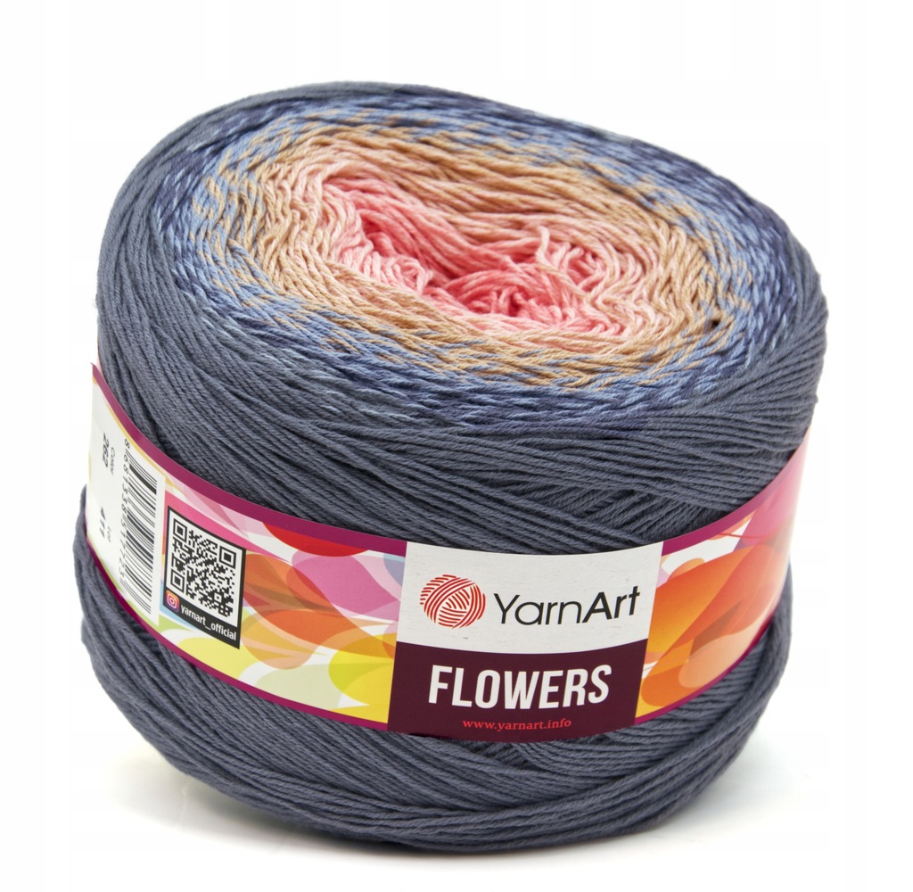 Włóczka YarnArt Flowers 262 11862373982 oficjalne archiwum Allegro