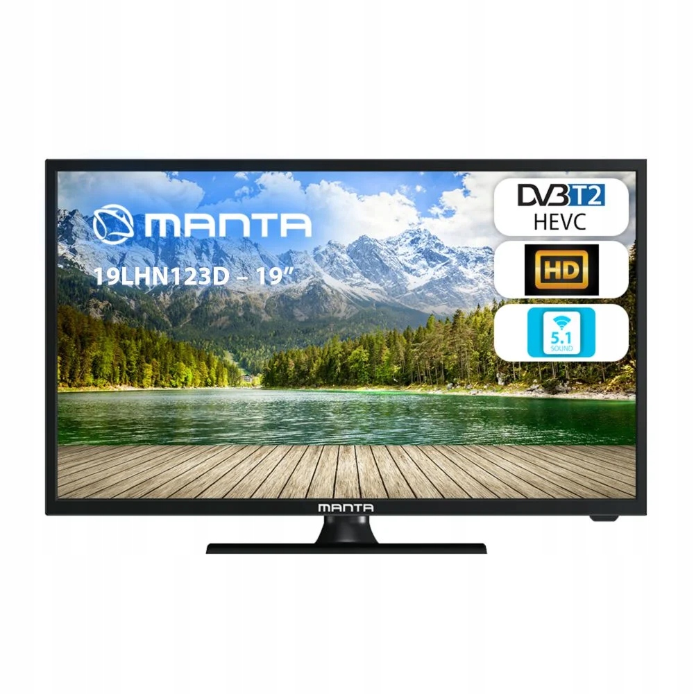 Telewizor LED Manta 19LHN123D 19" HD Ready czarny