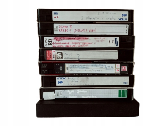 Stare kasety WHS 8 sztuk