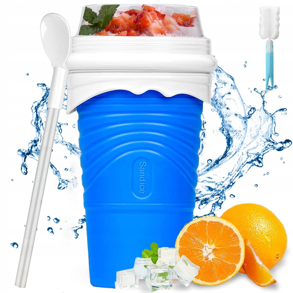 KUBEK DO GRANITY SLUSHY SHAKER MROŻONE NAPOJE LÓD 500ML USZCZYPNIJ W LÓD