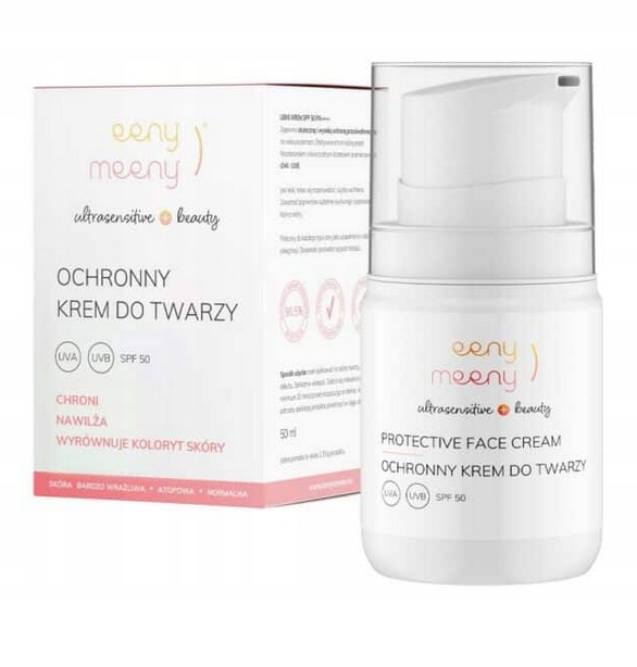 EENY MEENY Ochronny krem do twarzy UVA UVB SPF 50