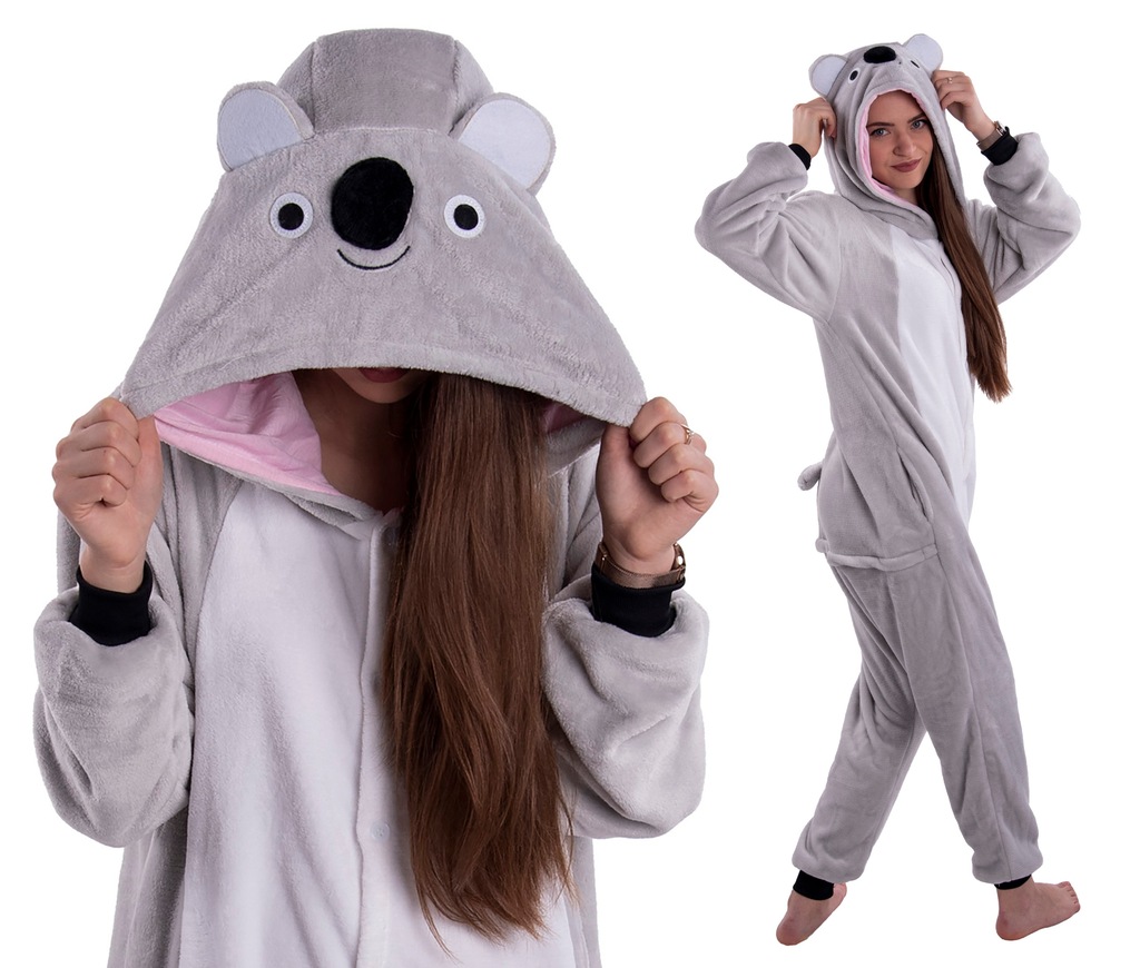 KOALA PIŻAMA Kigurumi Onesie Dla Dzieci 140