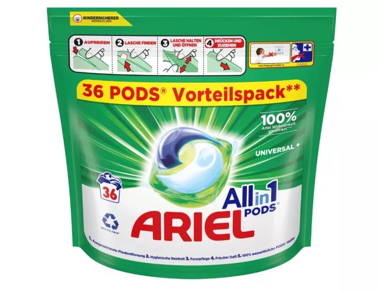 KAPSUŁKI DO PRANIA ARIEL ALL IN 1 PODS UNIVERSAL+ 36SZT