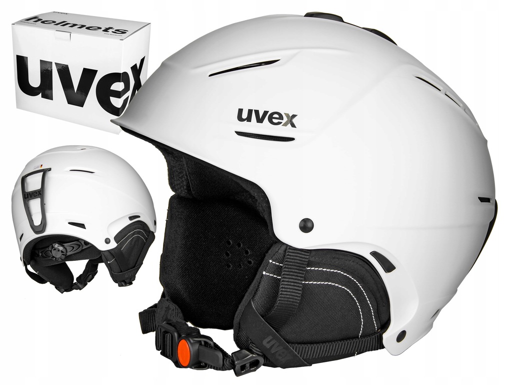 KASK NARCIARSKI UVEX P1US 2.0 WHITE / 55-59 CM