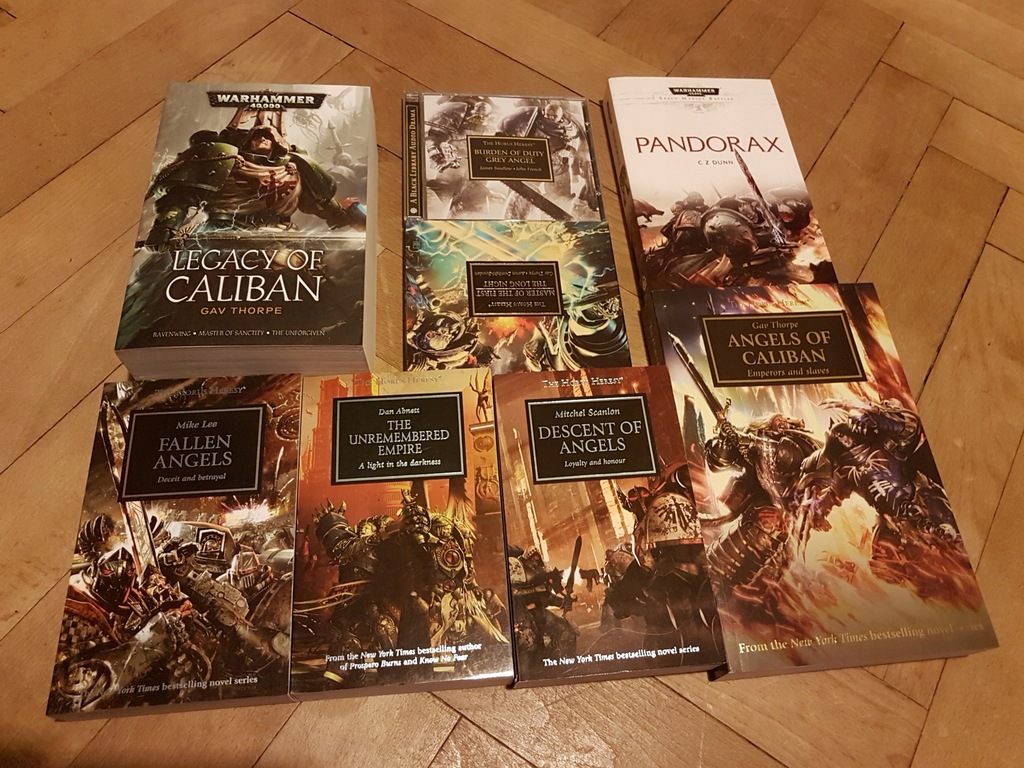 Książki Dark Angels, Warhammer 40k, Zestaw, Nowe
