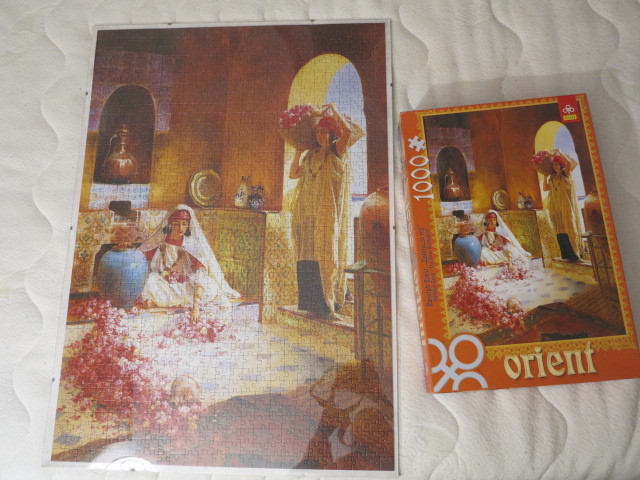 Puzzle 1000 orient Rudolph Ernst Ziberacze róż