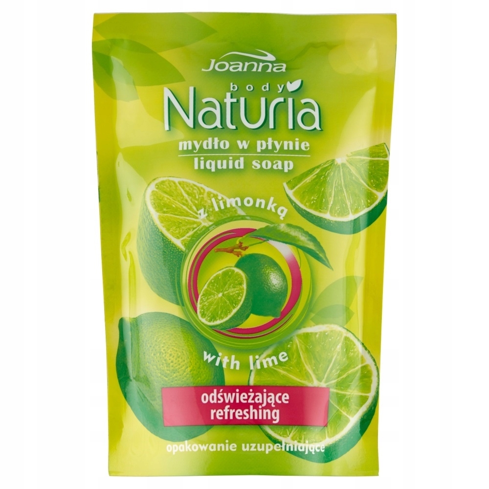 Naturia Body mydło w płynie opakowanie uzupełniające z limonką 300ml