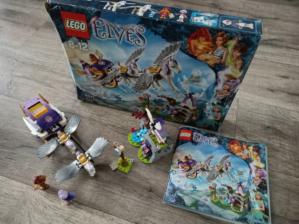 Klocki LEGO Elves Sanie pegaza Airy 41077