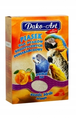 DAKO-ART Piasek pomarańczowy dla ptaków 1 5kg