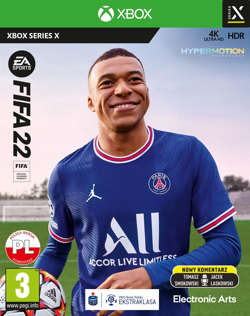 Gra FIFA 22 Xbox Series X wersja pudełkowa