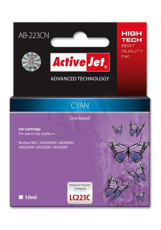 ActiveJet AB-223CN TUSZ CYAN Brother LC223C
