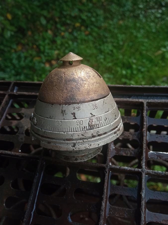 Piękny Zapalnik Carski IWW szrapnel 76,2mm nr2