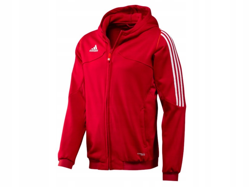 adidas bluza z kapturem czerwona adidas bluza z kapturem czerwona