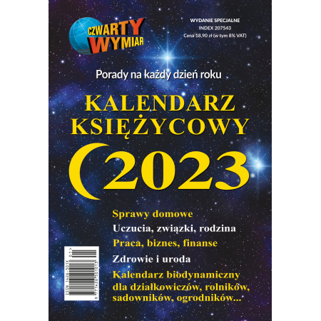 Czwarty Wymiar Kalendarz Księżycowy 2023