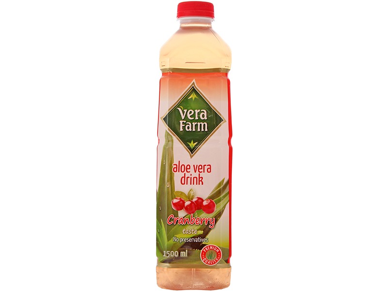 ALOE VERA NAPÓJ ALOESOWY- ŻURAWINOWY 1,5L PROMOCJA