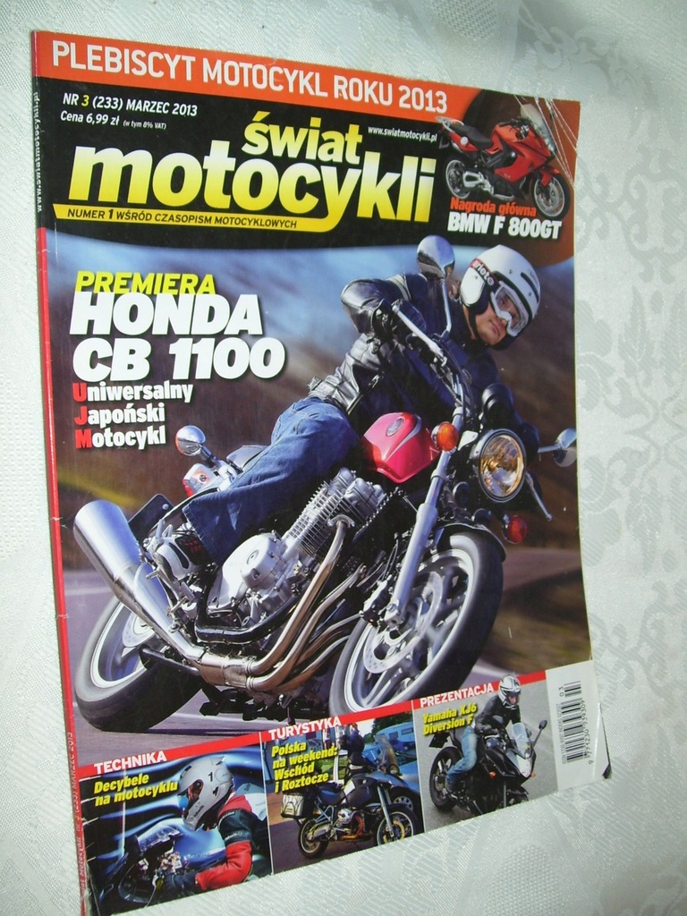 ŚWIAT MOTOCYKLI - HONDA CB 1100 - 3/2013