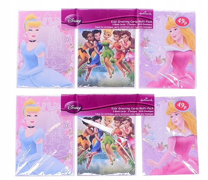 5494-4 ....DISNEY PRINCESS... p#s KARTECZKI ZESTAW