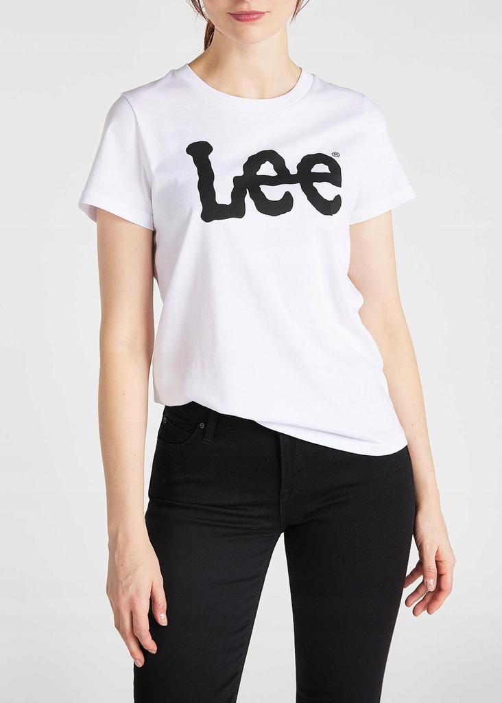 Lee Logo Tee - White