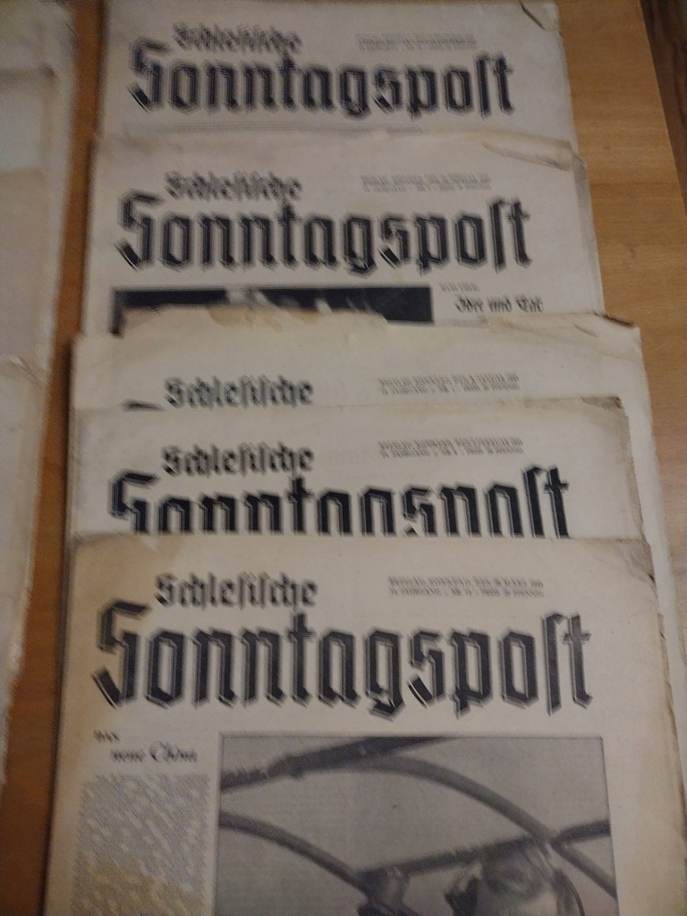 10 x Schlesische Sonntagspost Wrocław 1942 - 1943