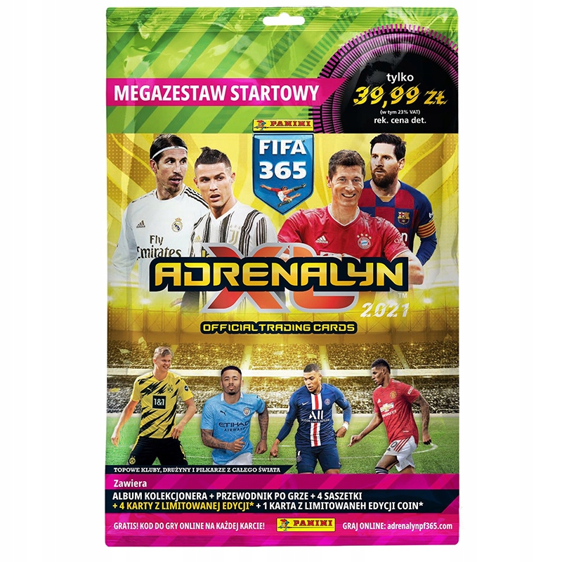 Купить МЕГА СТАРТОВЫЙ НАБОР FIFA 365 ADRENALYN XL 2021: отзывы, фото, характеристики в интерне-магазине Aredi.ru