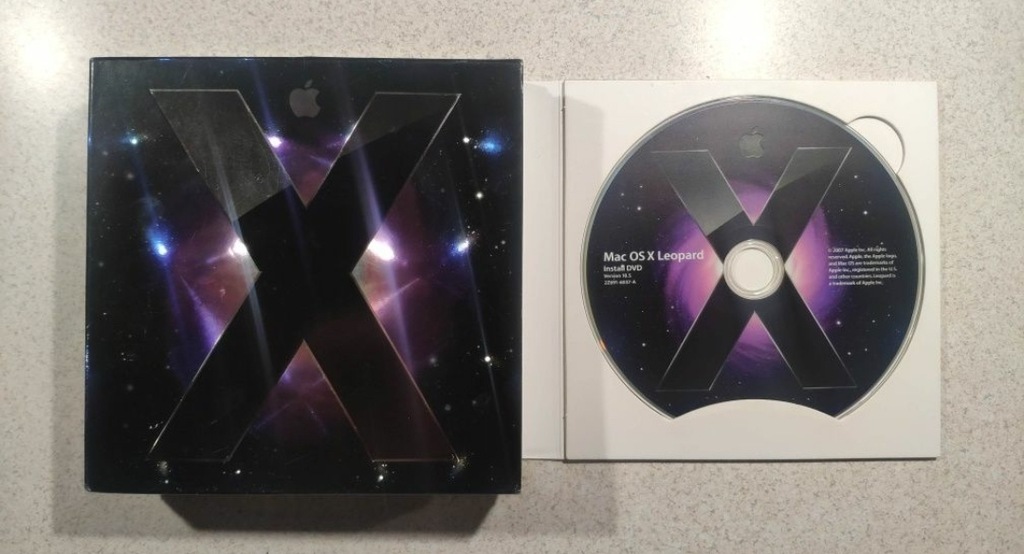 Apple OS Mac X leopard 10.5.4 system operacyjny