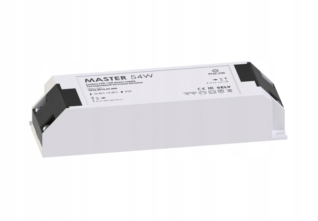 Zasilacz LED 12V transformator 54W Rejs